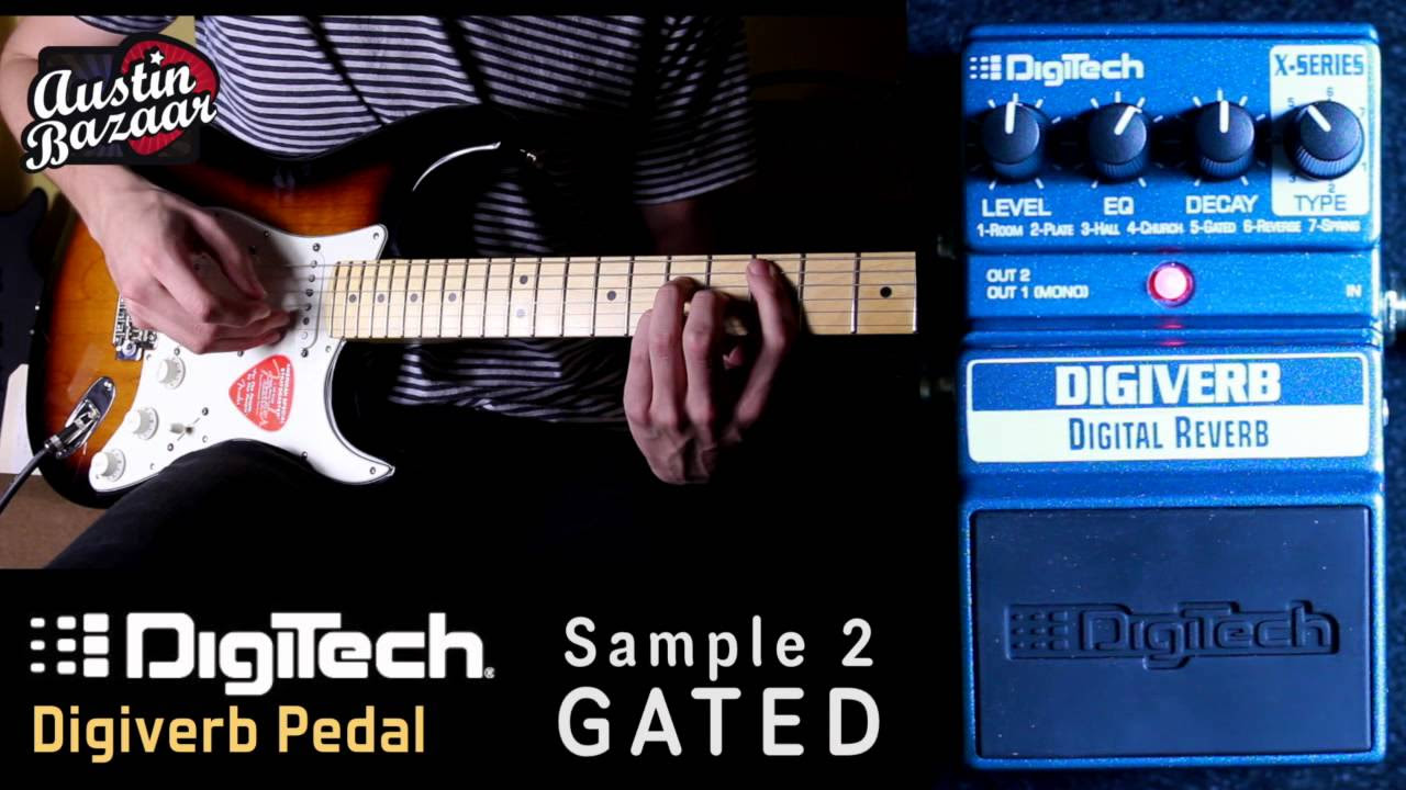 Digitech X-Series XDV DIGIVERB Digital Reverb Pedal Demo - YouTube