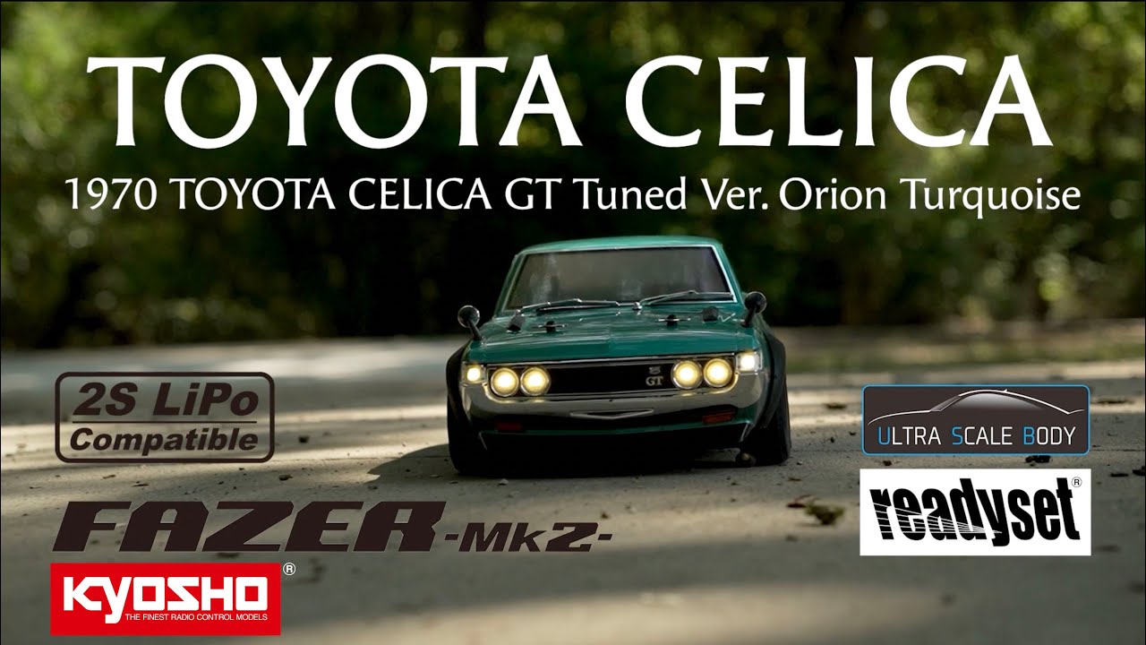 KYOSHO FAZER Mk2 FZ02 Series Readyset 1970 TOYOTA CELICA GT Tuned