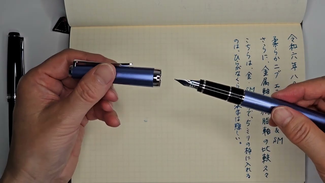 パイロット エラボー 樹脂軸SF & 金属軸SM の比較、再び(BGMなし