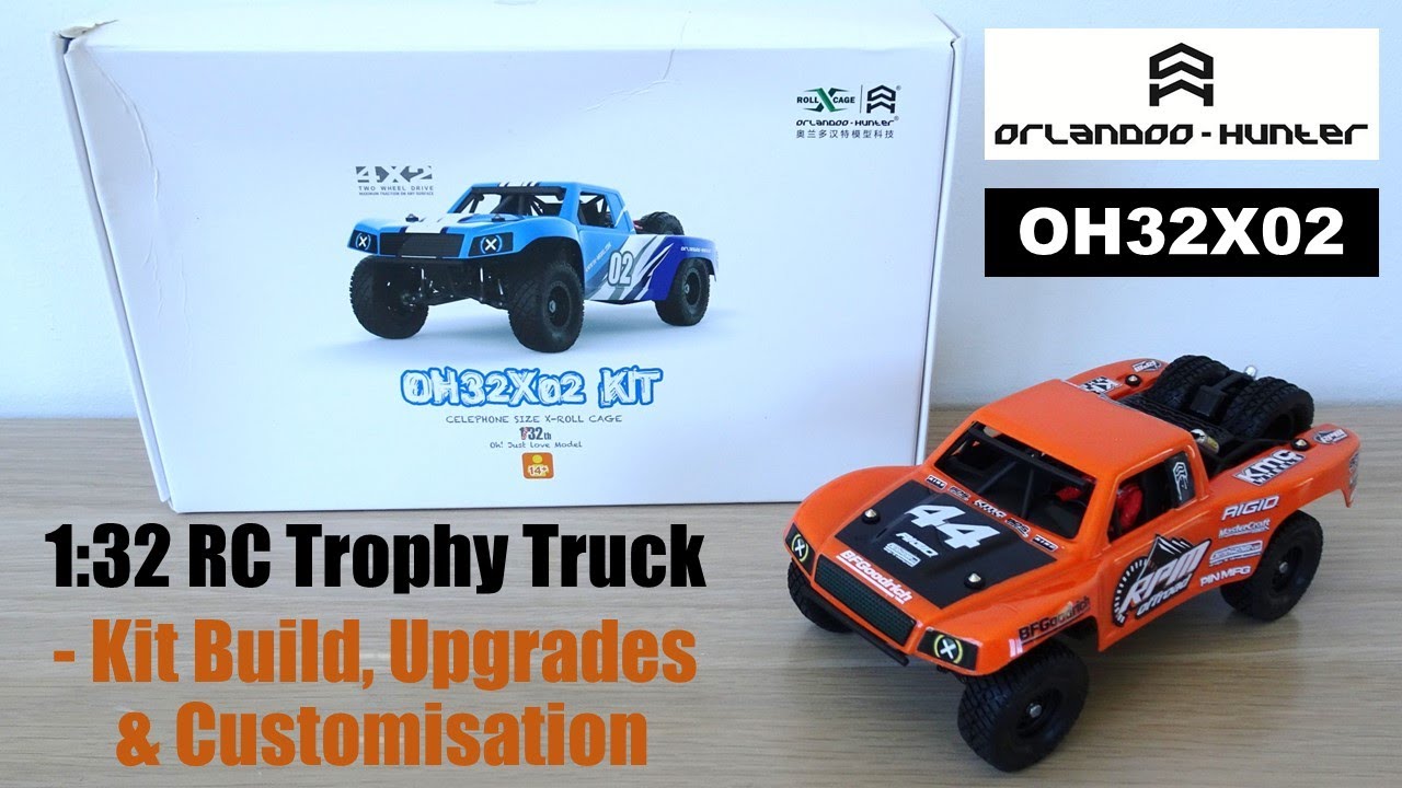 Orlandoo Hunter OH32X02 Trophy Truck 1:32 Scale RC Car - Kit build