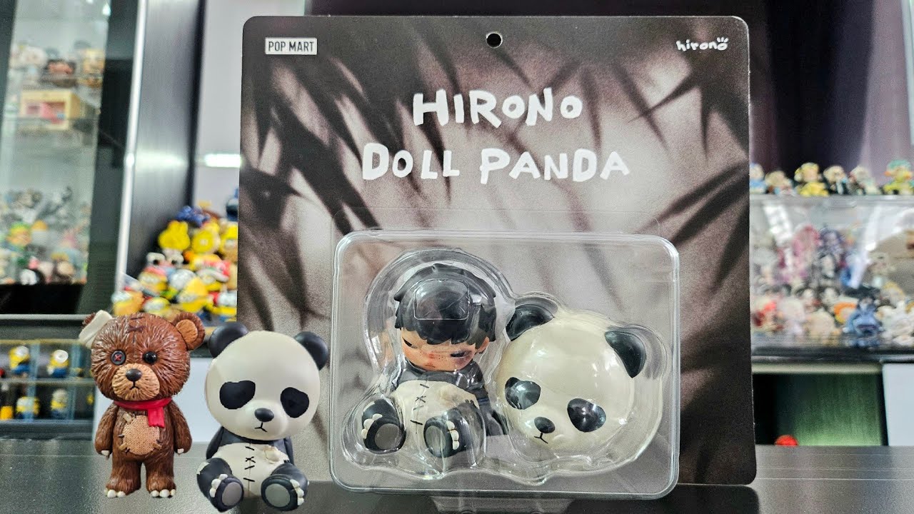POP MART HIRONO DOLL PANDA UNBOXING - YouTube