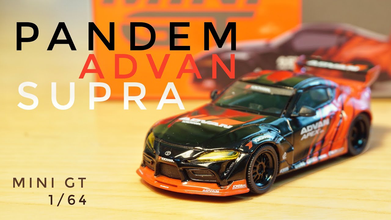 MINI GT 1/64 Pandem GR スープラ V1.0 ADVAN SEMA 2019 ミニカー