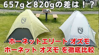 Comparing the two lightest tents in NEMO! Here's the difference