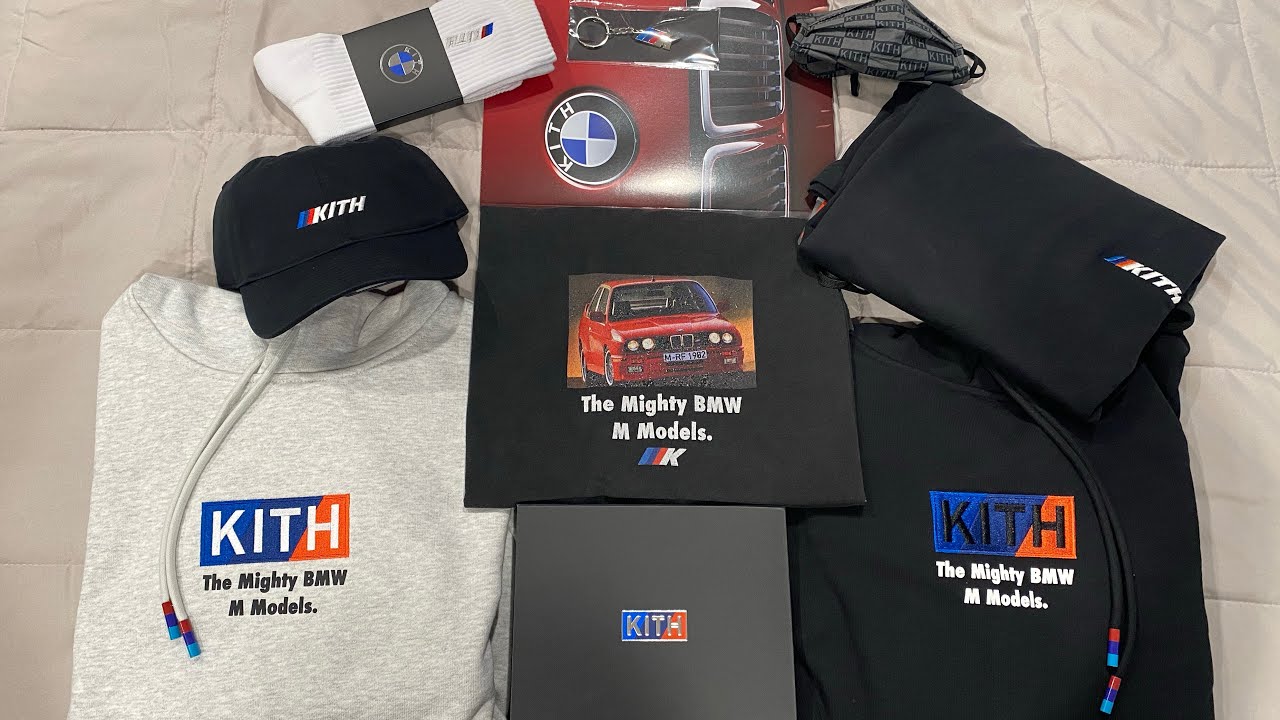 KITH x BMW Collab Review + Try On Haul (hoodie, shirts, cap, mask