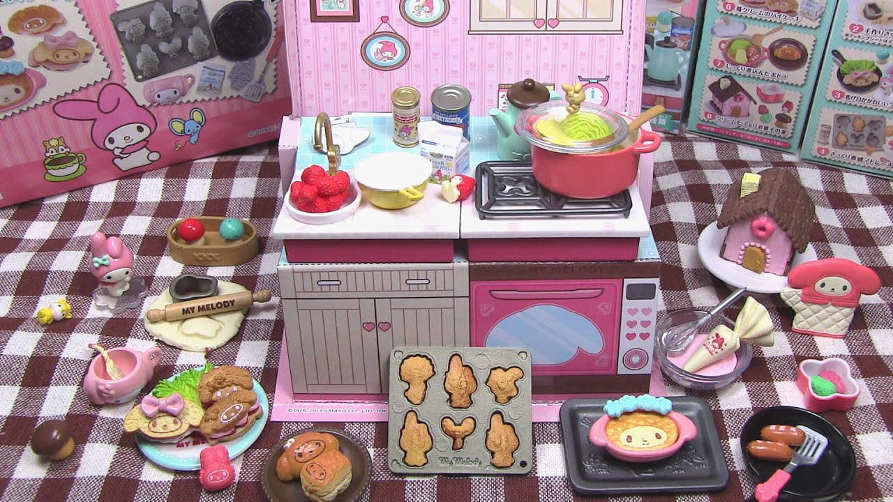 RE-MENT】Onegai My Melody Omotenashi Kitchen FULL SET リーメント