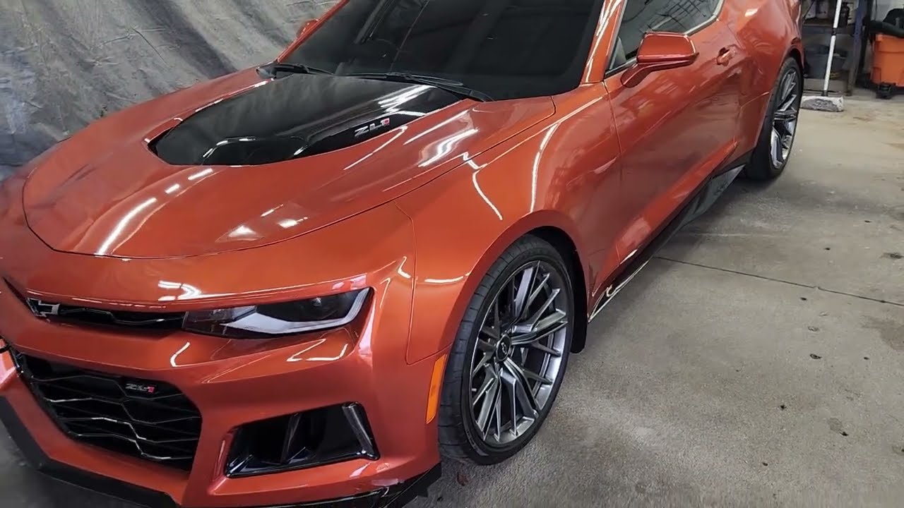 Vivid Orange Metallic ZL1 Camaro - YouTube