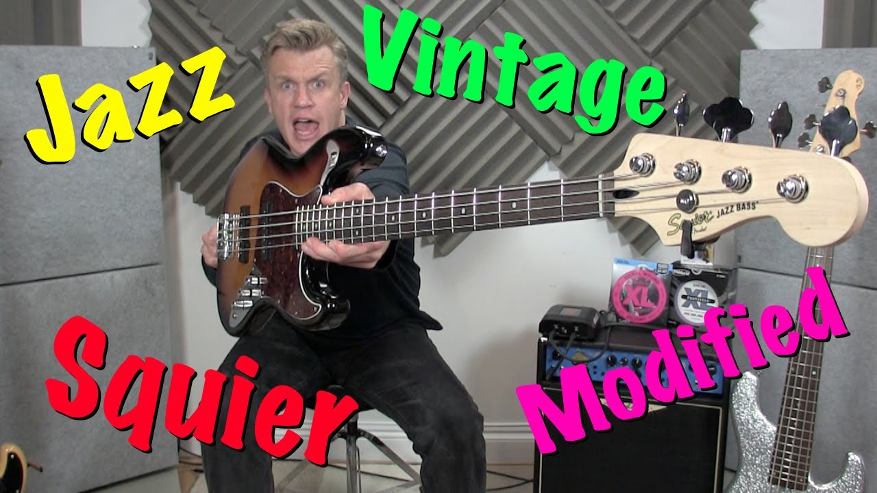 Squier By Fender Vintage Modified Jazz Bass Review - YouTube