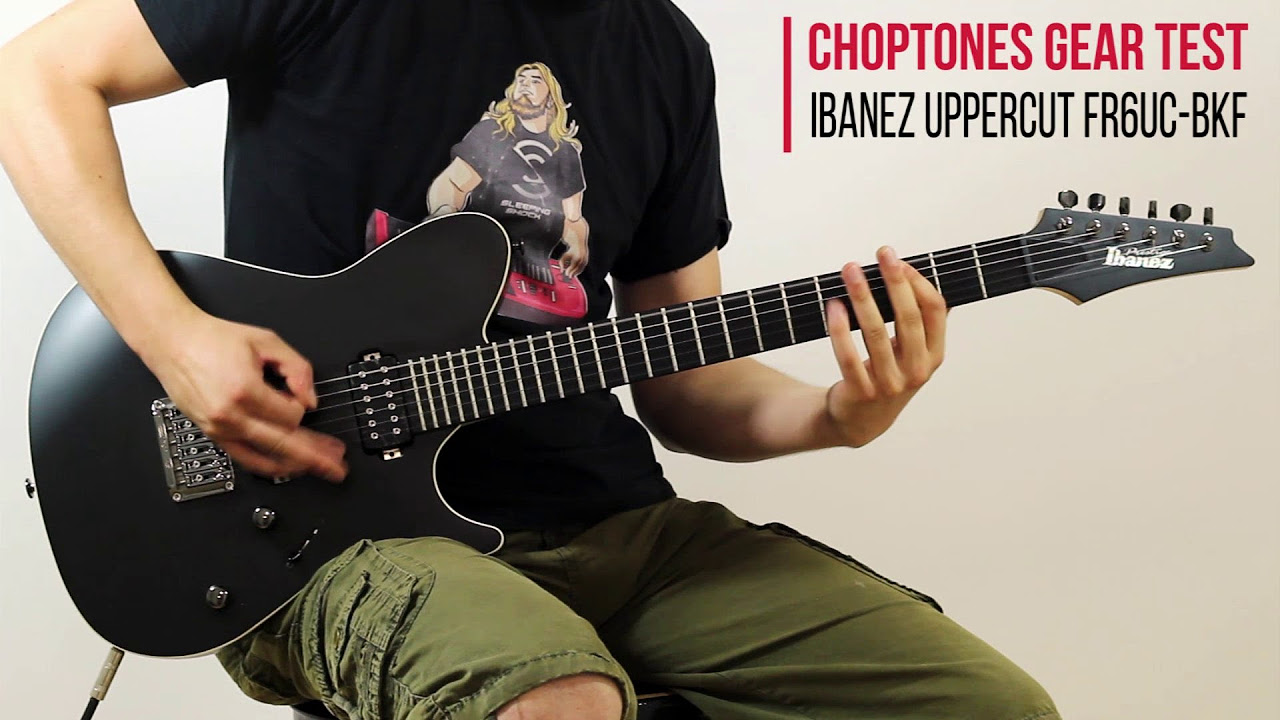 Ibanez Uppercut FR6UC-BKF Metal Demo & Playthrough - YouTube
