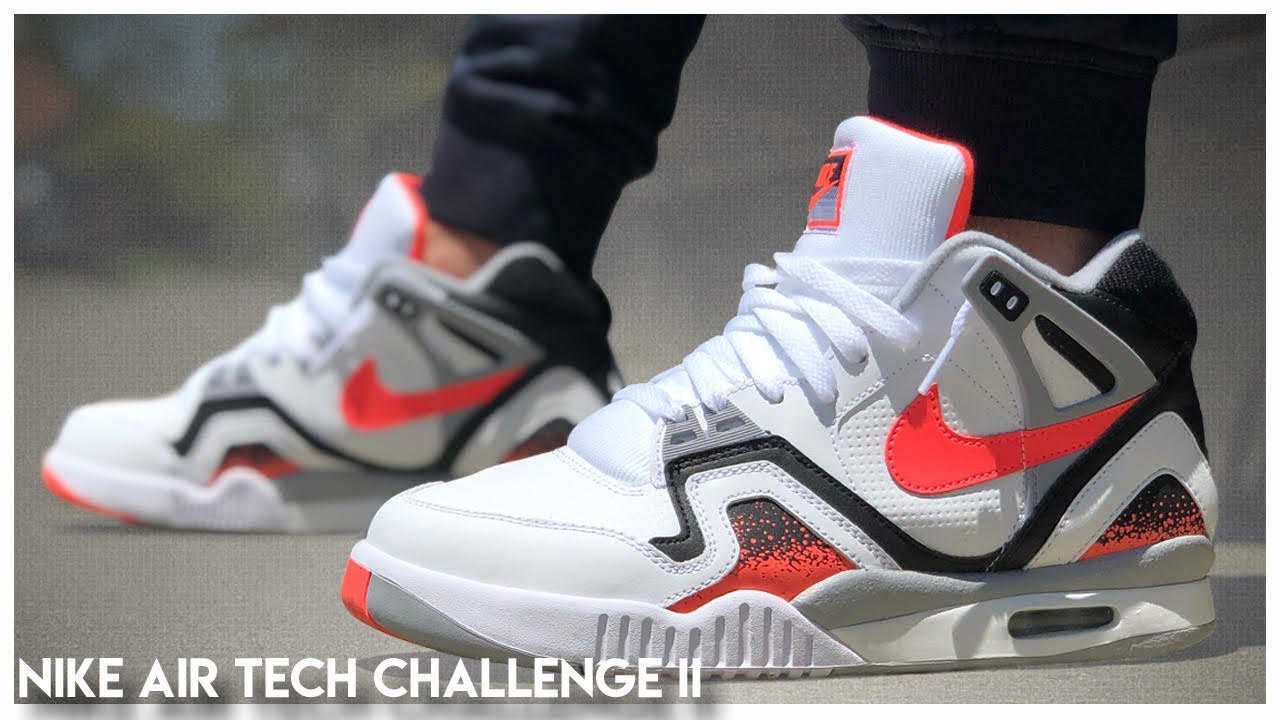 Nike Air Tech Challenge 2 'Hot Lava' 2019 | Review - YouTube