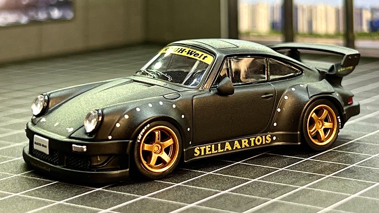 MODEL COLLECT Porsche 911 RWB 930 Stella Artois. Limited Edition