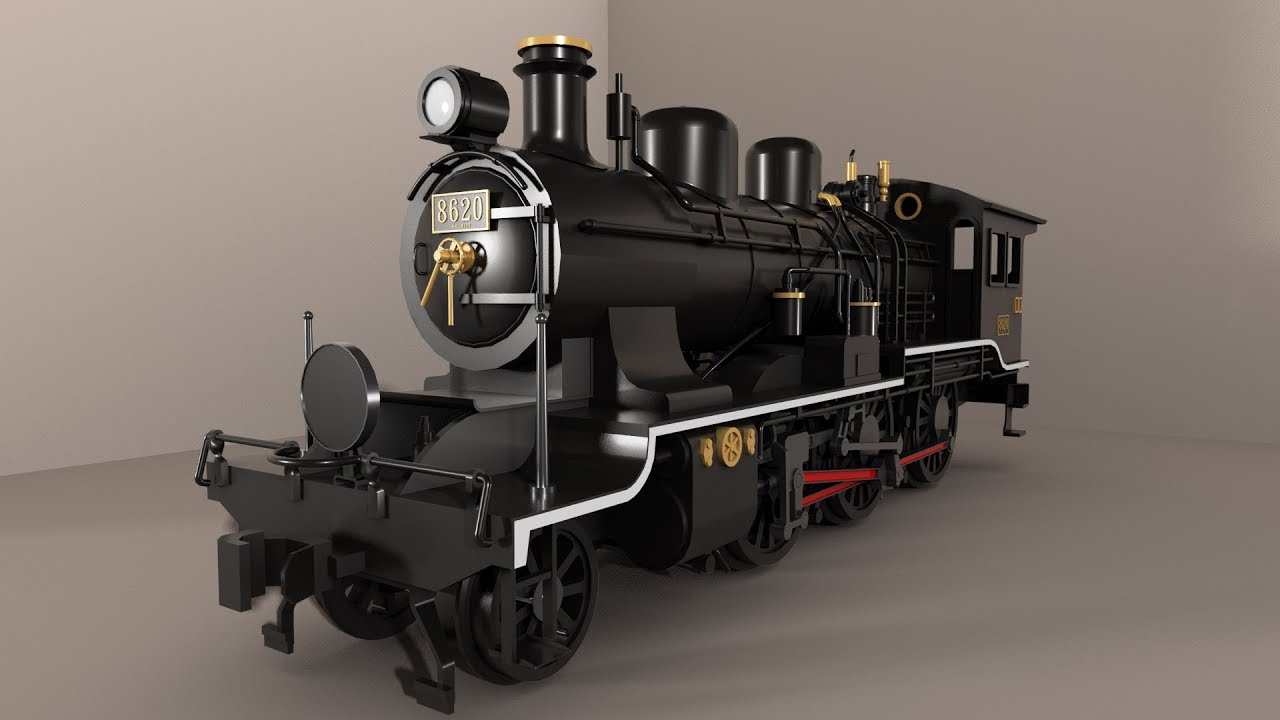 蒸気機関車8620 鋳造模型 【公式通販】
