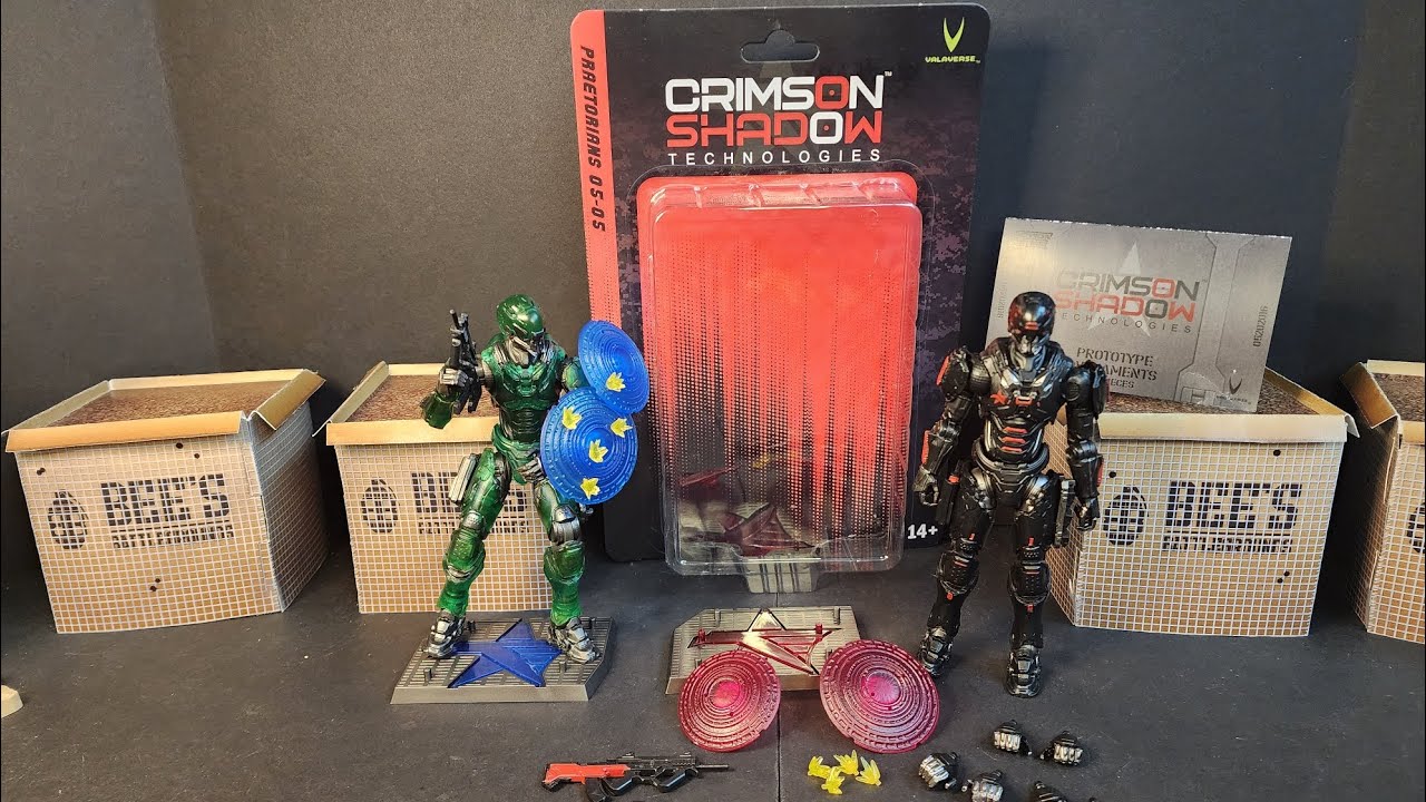 Valaverse Action Force Crimson Shadows Praetorian - YouTube