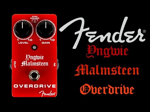 Fender Yngwie Malmsteen overdrive demo 1/2 BOOST MODE - YouTube
