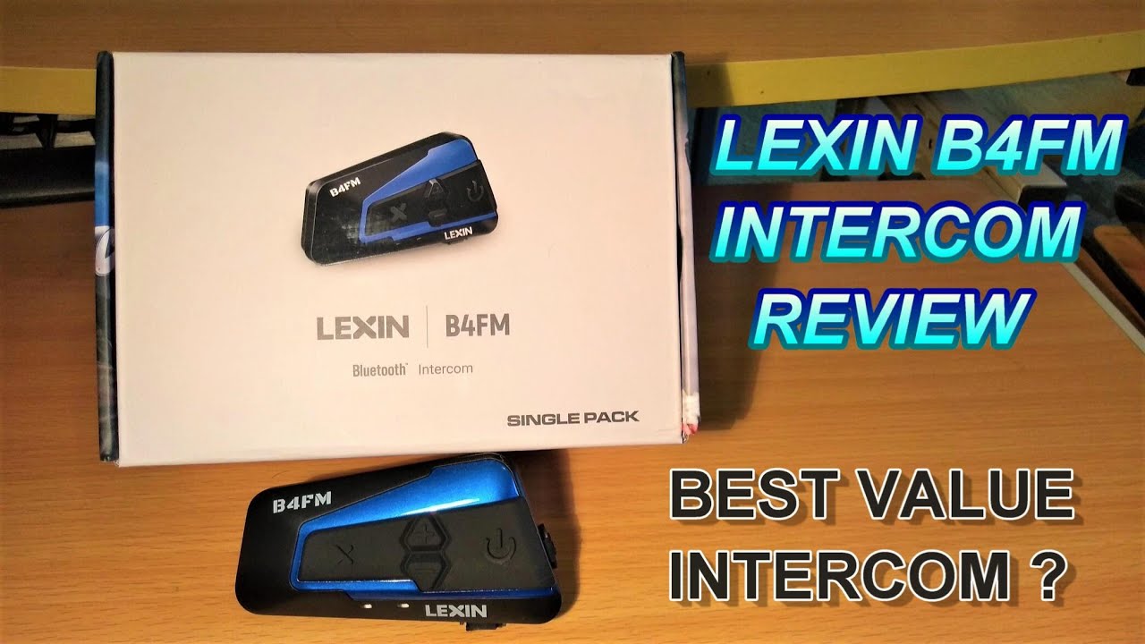 ☆ LEXIN B4FM MOTORCYCLE INTERCOM REVIEW ☆ - YouTube