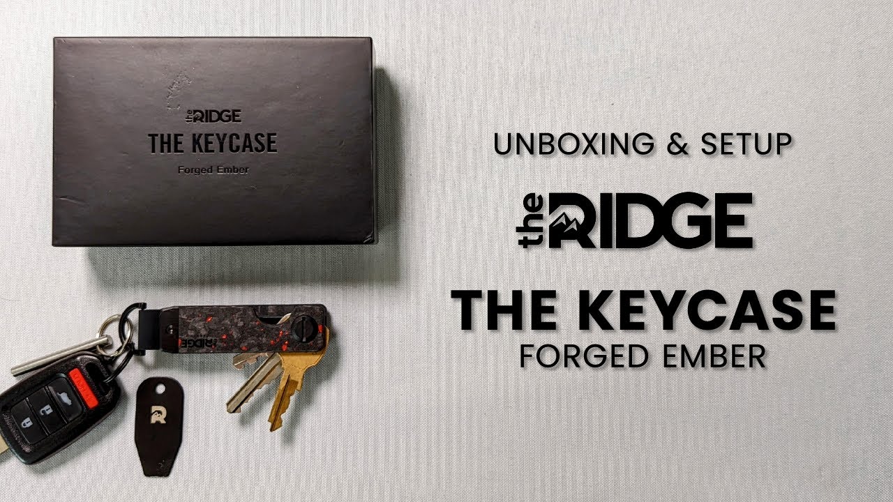 Unboxing The Ridge KeyCase Forged Ember | Setup & Review - YouTube