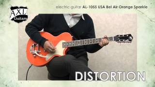 AXL GUITARS / エレキギター AL 1055 USA Bel Air - YouTube