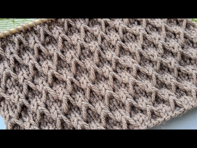 diagonal check papillon knit op Lumignon 【公式通販】