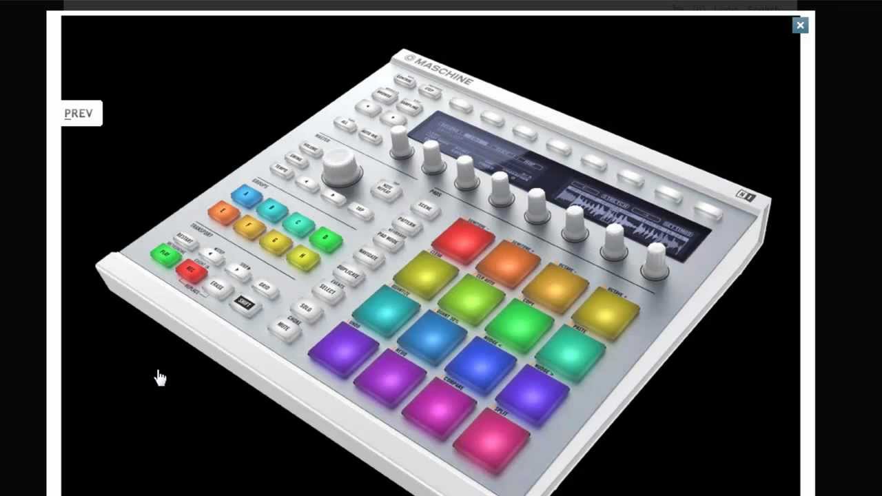 Maschine MK2 Controller, Custom color kits, and Maschine stand