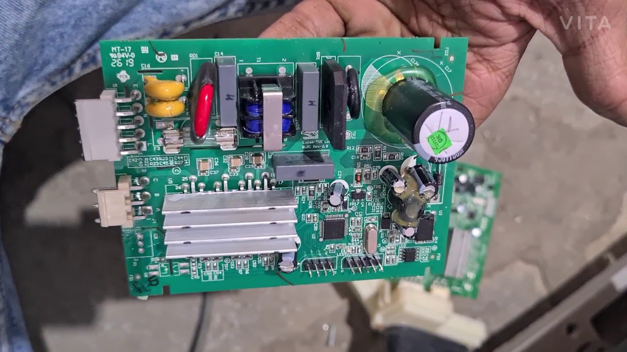 Godrej inverter modal double door fridge 5 time blink pcb problem