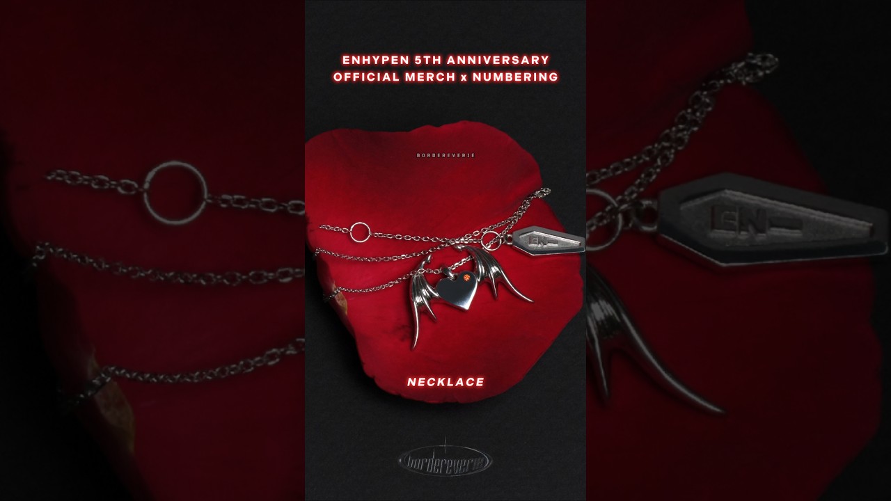 enhypen 5th anniversary merch X numbering #enhypen #engene #kpop