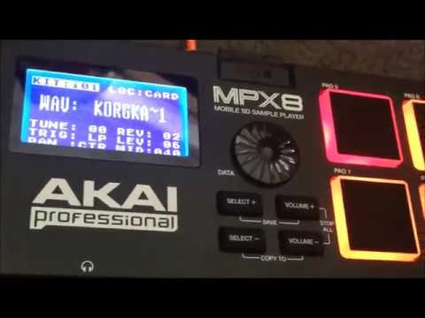 Akai MPX8 sample player Best of its type? - YouTube
