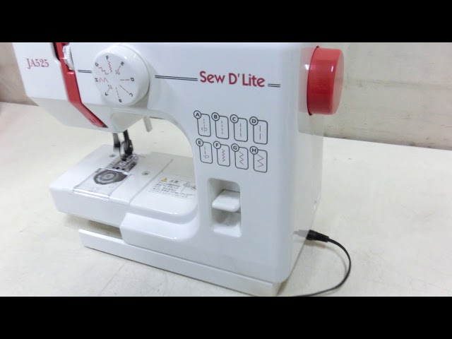 JANOME ジャノメ ミシン Sew D'Lite JA525 元箱有 一部動作OK N9066