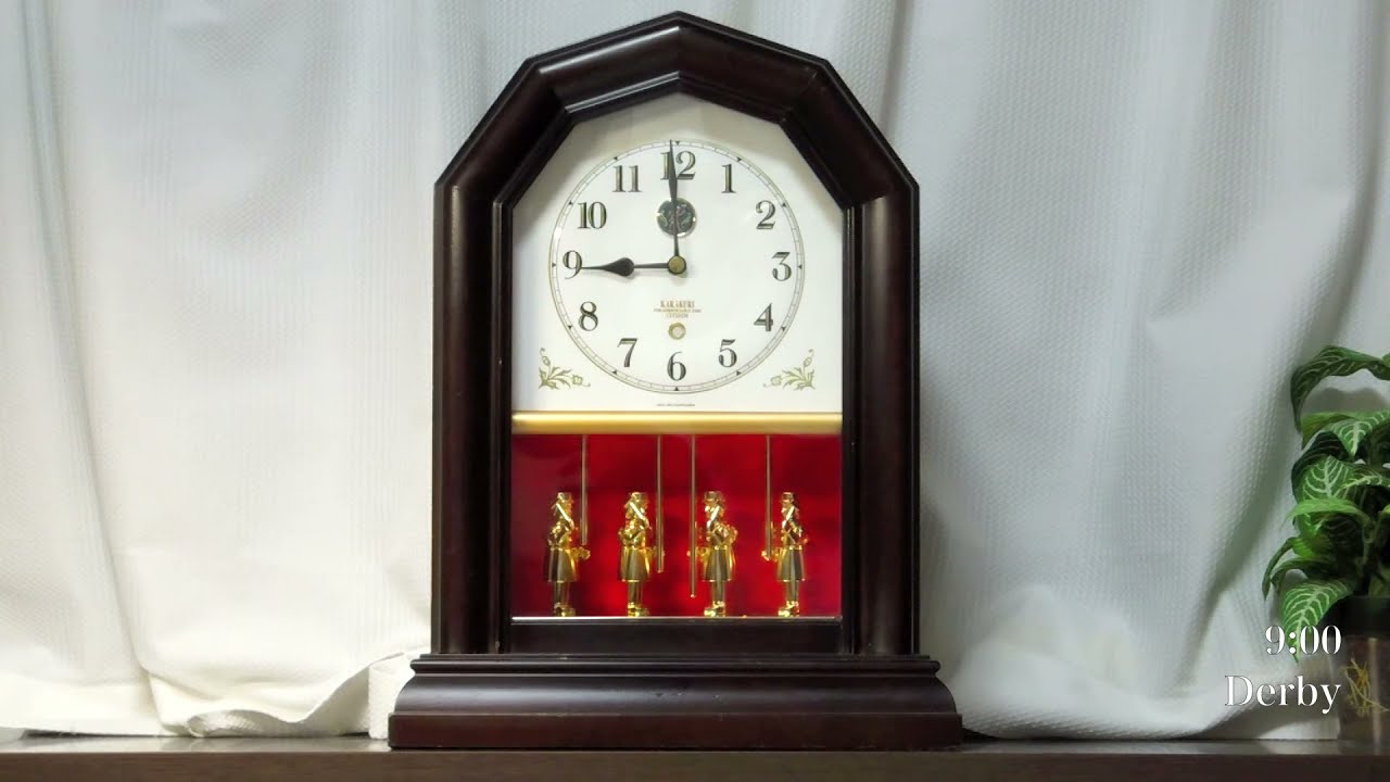 からくり時計 CITIZEN KARAKURI KC3100-1 - YouTube