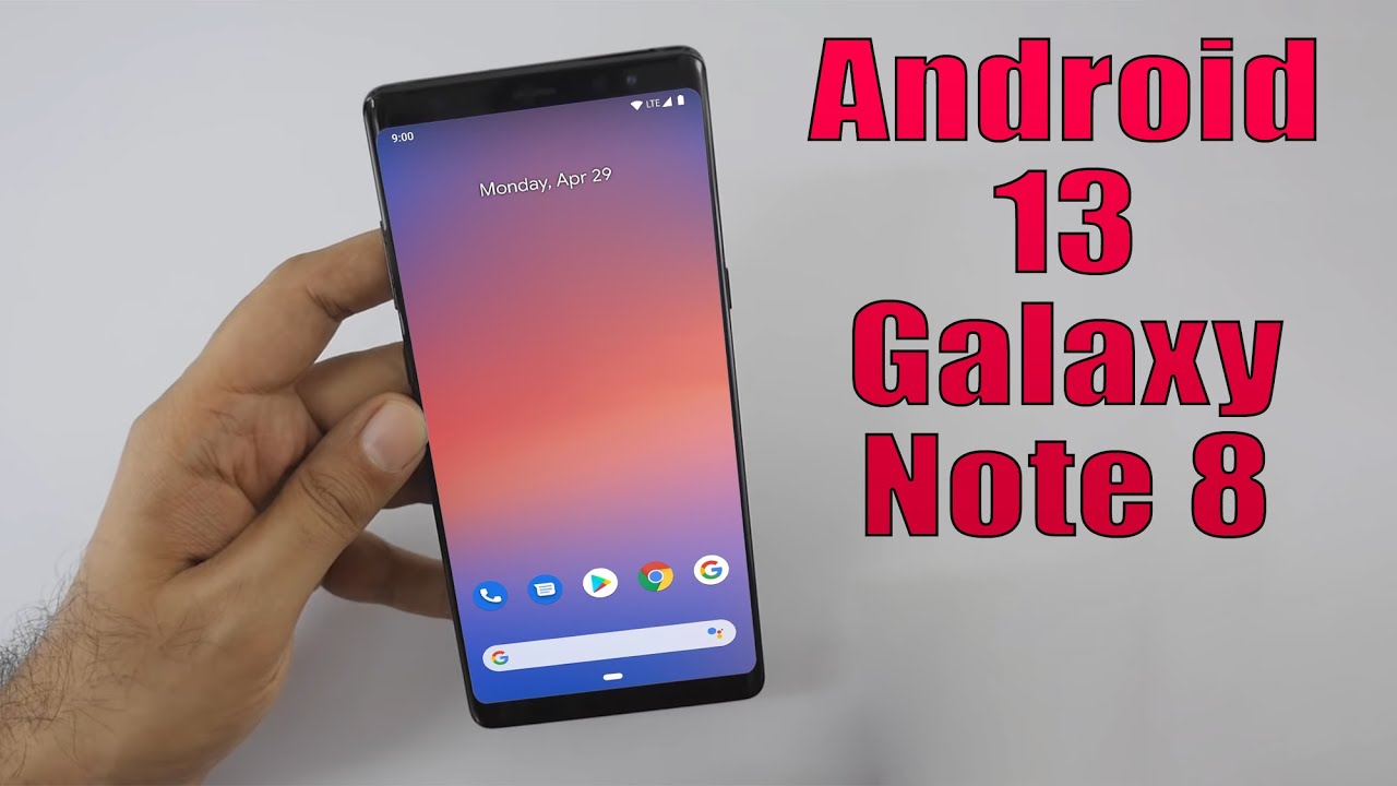 Install Android 13 on Galaxy Note 8 (Pixel Experience Rom) - How