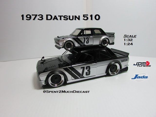 JDM Tuners 1973 Datsun 510 widebody By Jada (Metals Diecast) +