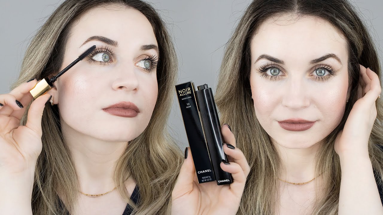 CHANEL NOIR ALLURE MASCARA ~ Testing My First CHANEL MASCARA - YouTube