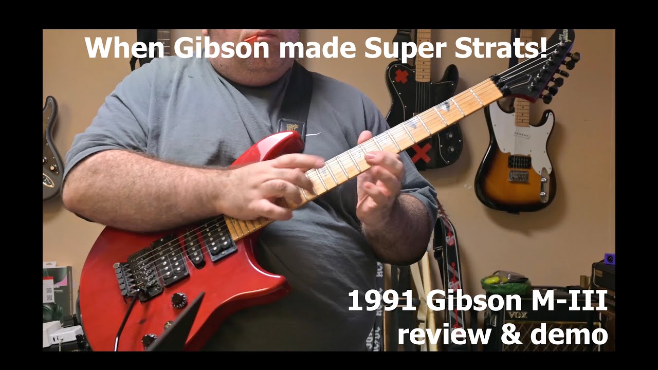 A Gibson Built for SHRED | 1991 Gibson M-III Standard review‬