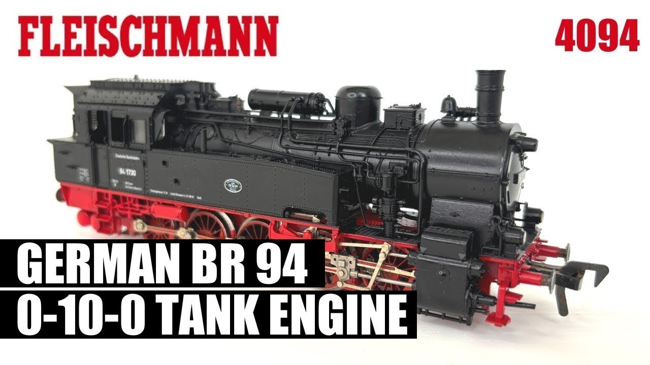 A real heavyweight! 0-10-0 German Tank Engine - Fleischmann 4094