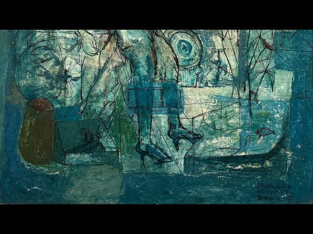 美術品鑑賞第1026回【黒い花】松本竣介ー東京国立近代美術館 - YouTube