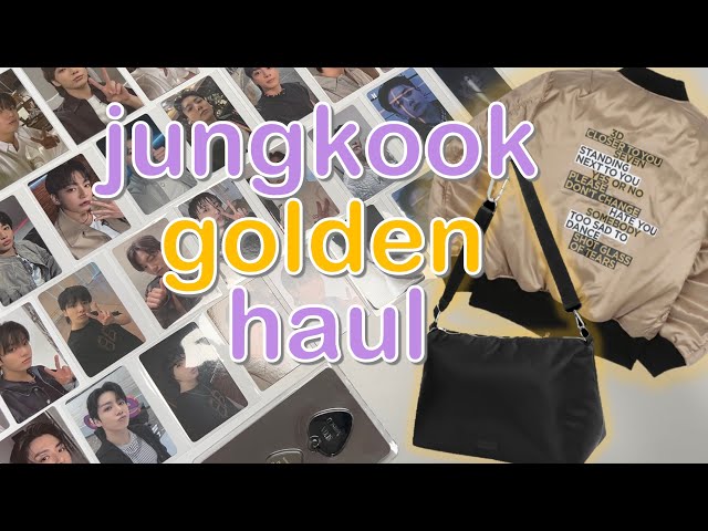 BTS JungKook Golden Haul ~ merch + lucky drawssss for dayssss