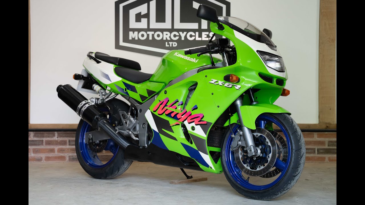 1997 Kawasaki Zx6r Ninja walk around, www.cultmotorcycles.co.uk