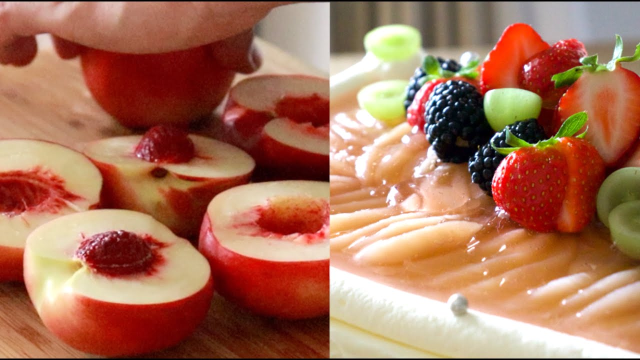 桃！桃！桃！パティシエが1日ひたすら桃のケーキを作る動画✴︎休日