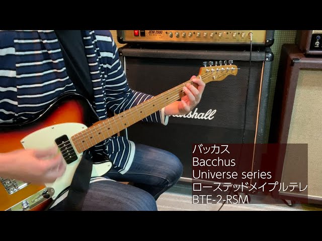 バッカスBTE-2RSM P90 ローステッドメイプルネック 美品 Bacchus