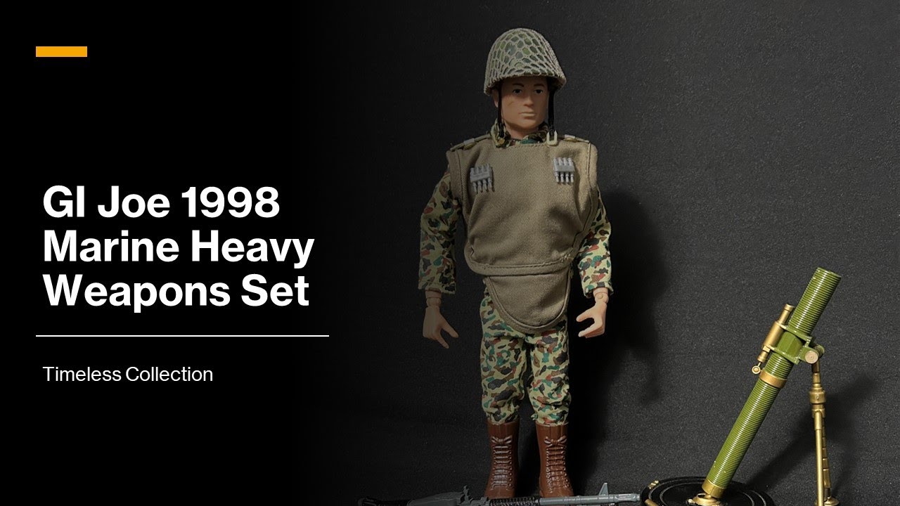 GI Joe 1998 Timeless Collection Marine Heavy Weapons set - YouTube