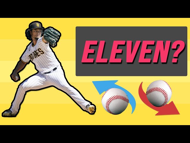 Yu Darvish Throws 11 Different Pitches - YouTube