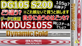 データ公開編】DynamicGold105とMODUS105どう違うの？以外な違いを公開