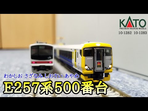 Nゲージ】KATO E257系500番台 わかしお、さざなみ、しおさい、あやめ