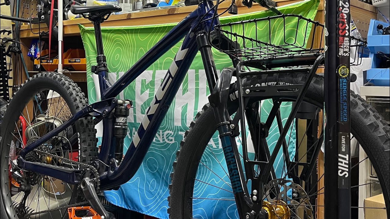 下準備編】トレックのフルサスMTBを榎本風に魔改造します。 - YouTube