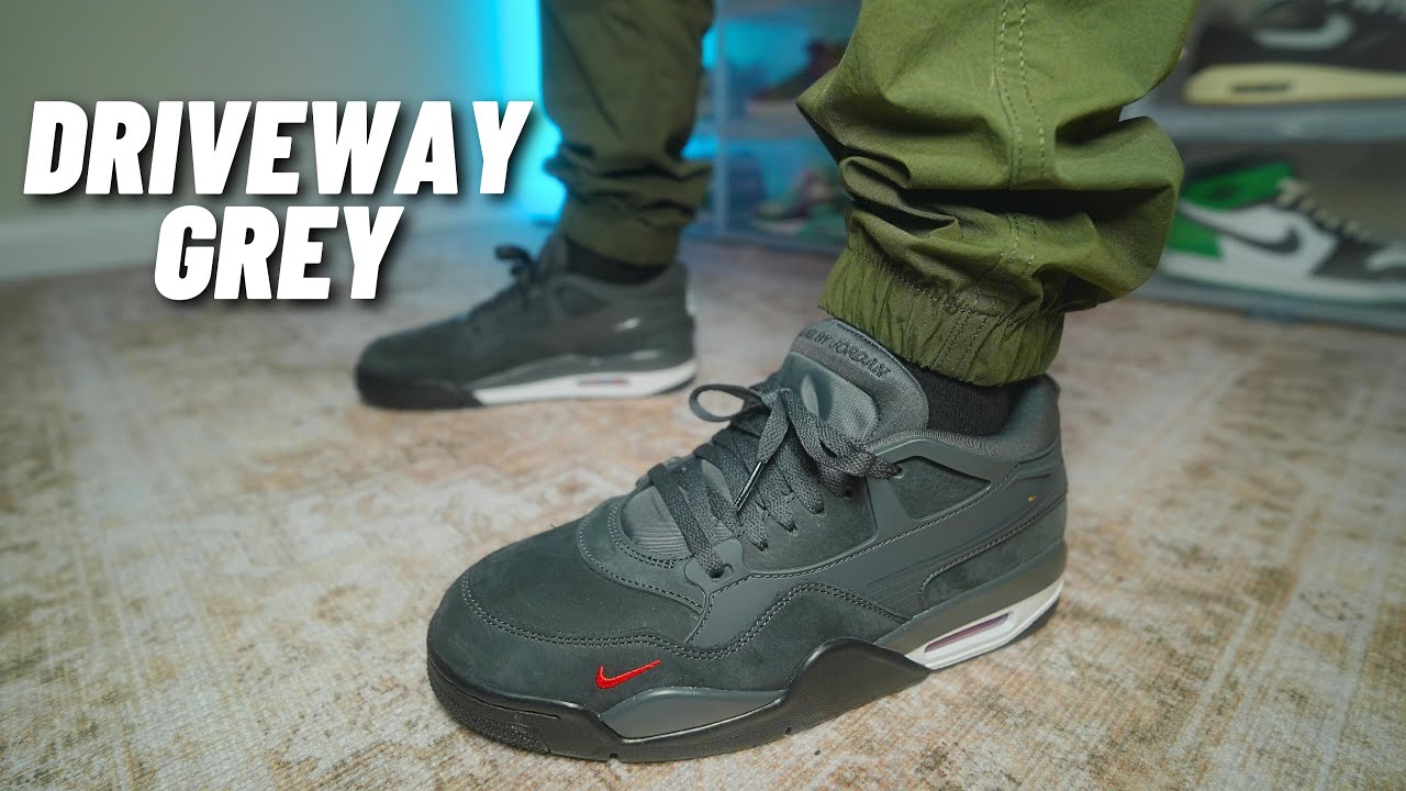 NO HYPE!? Jordan 4 RM Nigel Sylvester Driveway Grey Review - YouTube