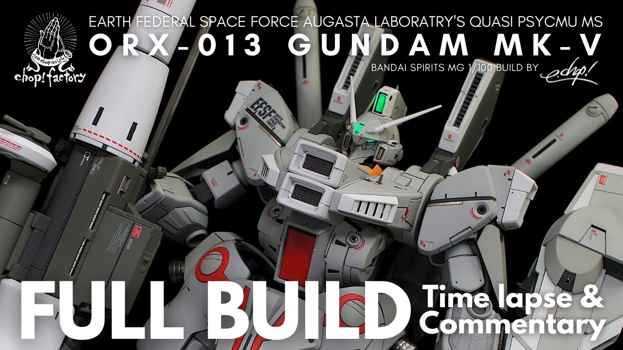 FULL BUILD】1/100 MG GUNDAM Mk-V【GUNPLA】【ガンプラ】ガンダムMK5