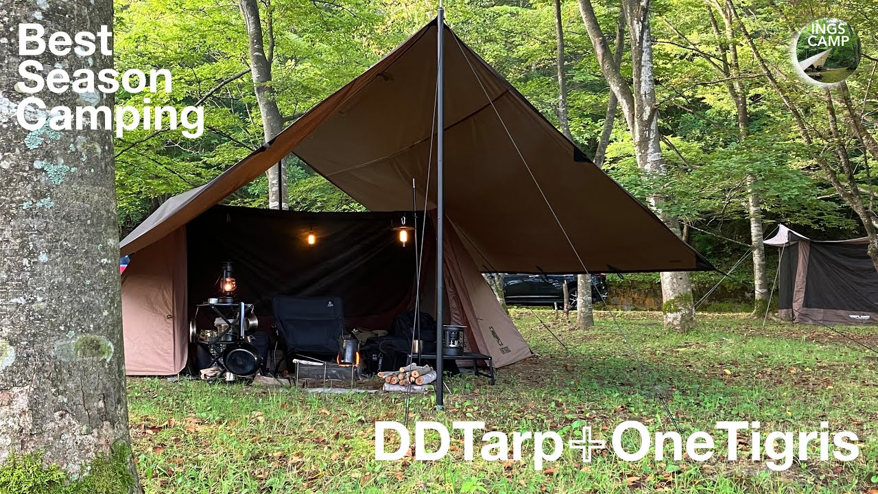 OneTigris】秋キャンプ！OneTigris OUTBACK RETREATパップテント×DD