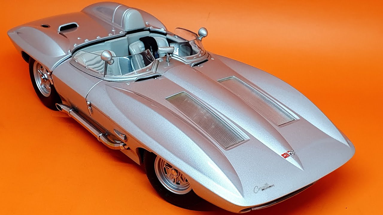 1/18 Stingray X87 1959 Corvette Design Concept by Autoart - YouTube