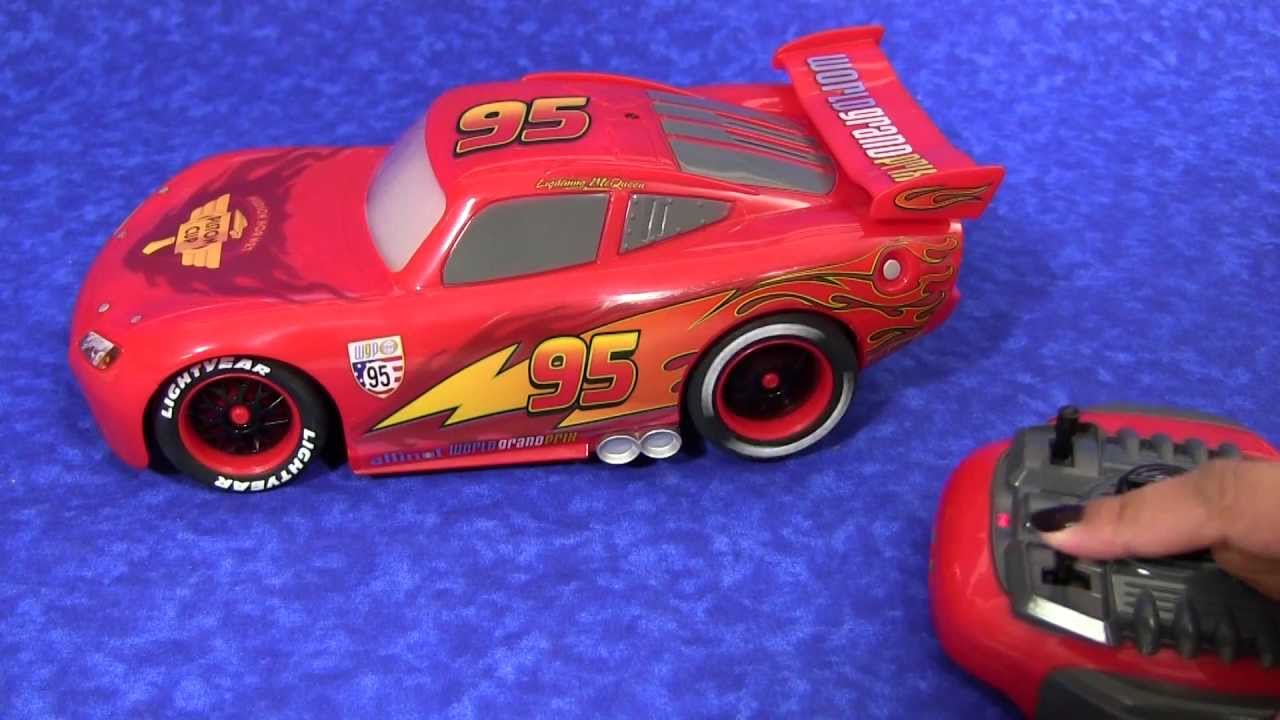Cars 2 The Real Lightning McQueen Disney Pixar RC Car Toys Air