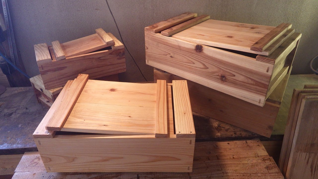 diy] 大工さんの道具箱をつくる - YouTube