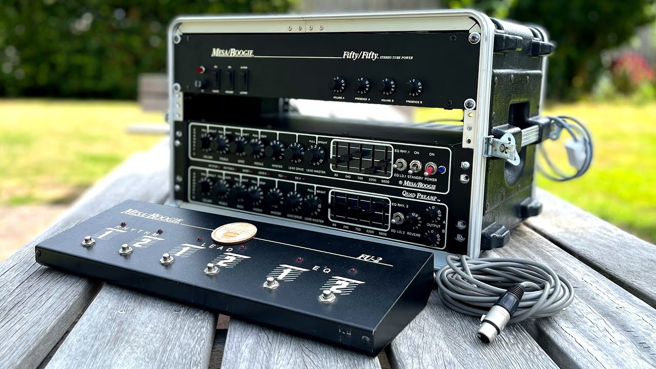 Mesa Boogie 50/50 REV1 + Quad Preamp + Footsw FU-2 - reverb.com