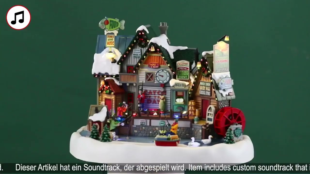 Birch Creek Ice Fishing Festival - Lemax 25862 - Gloria Store